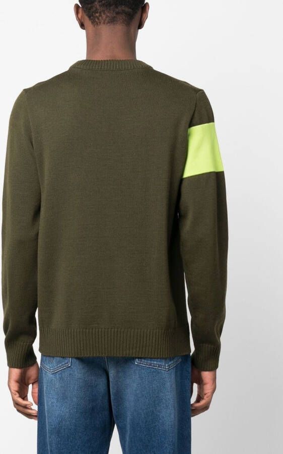 Rossignol Sweater met logostreep Groen