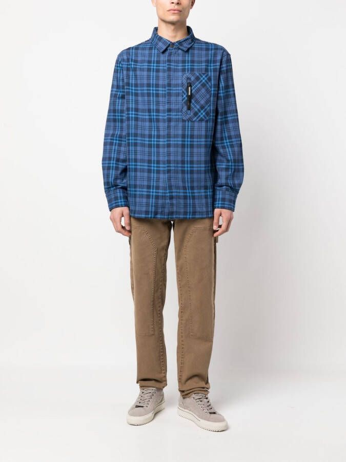 Rossignol Flanellen overhemd Blauw