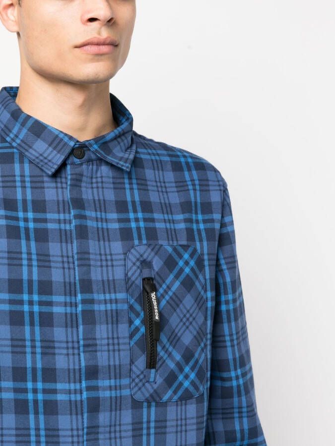 Rossignol Flanellen overhemd Blauw