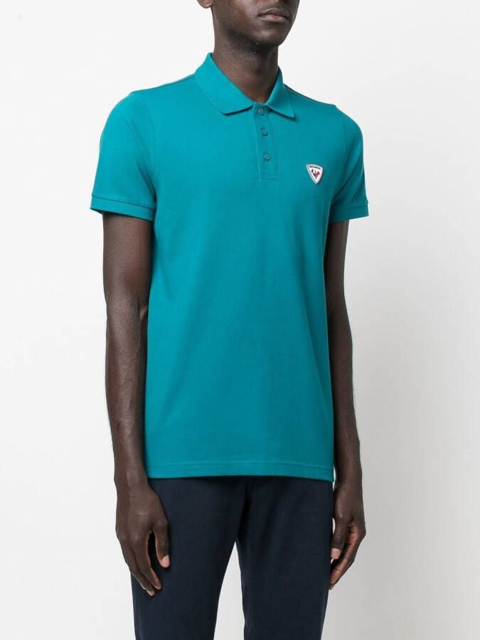 Rossignol Poloshirt met logopatch Blauw