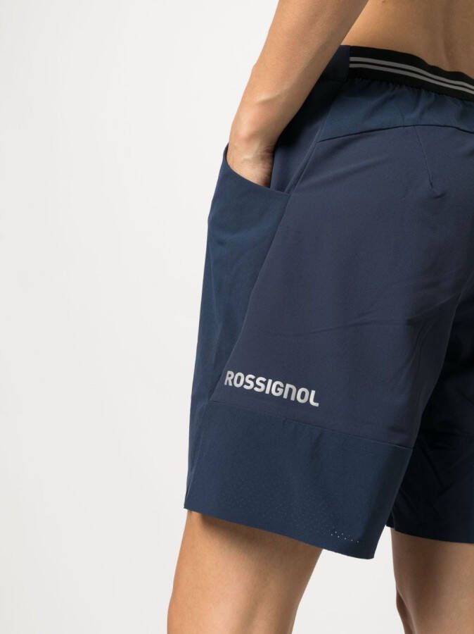 Rossignol Shorts met logoprint Blauw