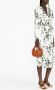 ROTATE BIRGER CHRISTENSEN Midi-jurk met bloemenprint Beige - Thumbnail 2