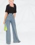 ROTATE BIRGER CHRISTENSEN Aster T-shirt met logo Zwart - Thumbnail 3