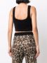 ROTATE BIRGER CHRISTENSEN Cropped tanktop Zwart - Thumbnail 4
