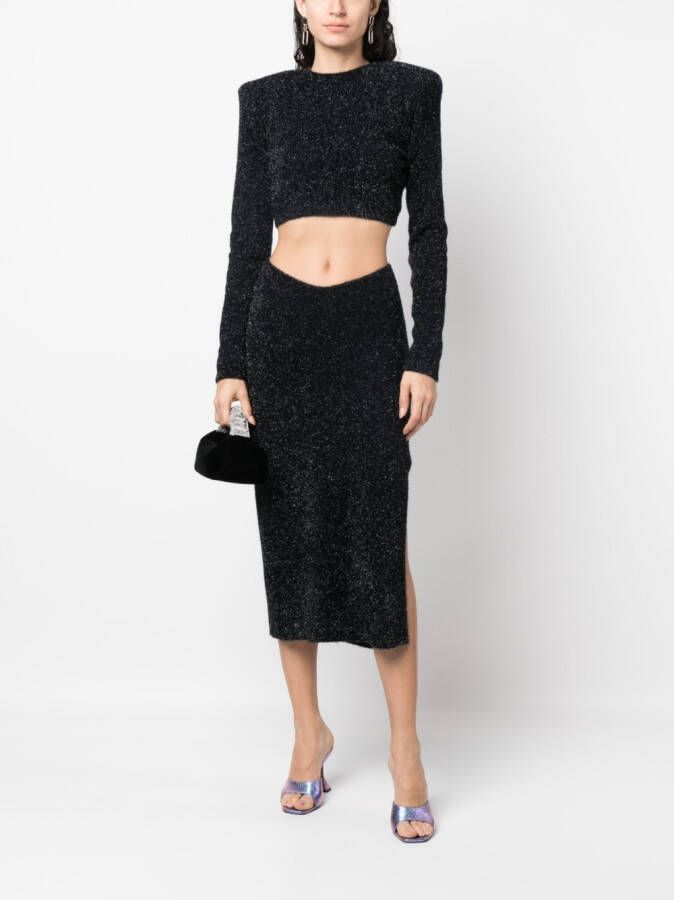 ROTATE BIRGER CHRISTENSEN Cropped top Blauw
