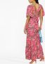 ROTATE BIRGER CHRISTENSEN Jurk met bloemenprint Roze - Thumbnail 4