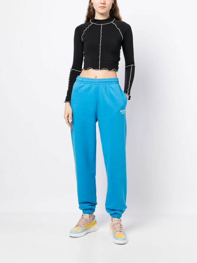 ROTATE BIRGER CHRISTENSEN Joggingbroek met logoprint Blauw