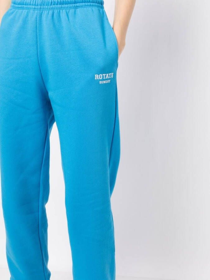 ROTATE BIRGER CHRISTENSEN Joggingbroek met logoprint Blauw