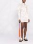ROTATE BIRGER CHRISTENSEN Jurk met pofmouwen Beige - Thumbnail 2