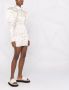 ROTATE BIRGER CHRISTENSEN Jurk met pofmouwen Beige - Thumbnail 4