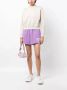 ROTATE BIRGER CHRISTENSEN logo-print cotton shorts Paars - Thumbnail 2