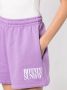 ROTATE BIRGER CHRISTENSEN logo-print cotton shorts Paars - Thumbnail 5