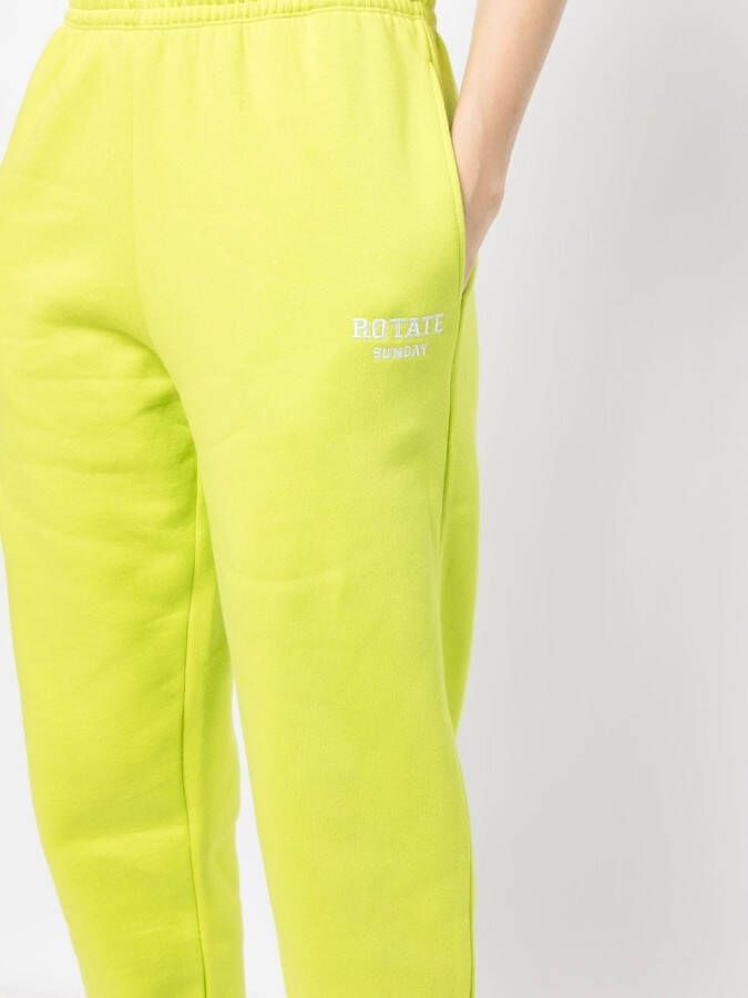 ROTATE BIRGER CHRISTENSEN Joggingbroek met logoprint Groen