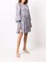 ROTATE BIRGER CHRISTENSEN Midi-jurk met bloemenprint Blauw - Thumbnail 3