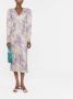 ROTATE BIRGER CHRISTENSEN Midi-jurk met bloemenprint Roze - Thumbnail 2