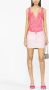 ROTATE BIRGER CHRISTENSEN Mini-rok met reliëf Roze - Thumbnail 2