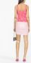ROTATE BIRGER CHRISTENSEN Mini-rok met reliëf Roze - Thumbnail 4