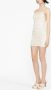 ROTATE Mini-jurk met jacquard Beige - Thumbnail 2