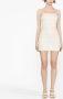 ROTATE Mini-jurk met jacquard Beige - Thumbnail 4