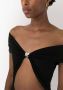 ROTATE BIRGER CHRISTENSEN Off-shoulder jurk Zwart - Thumbnail 5