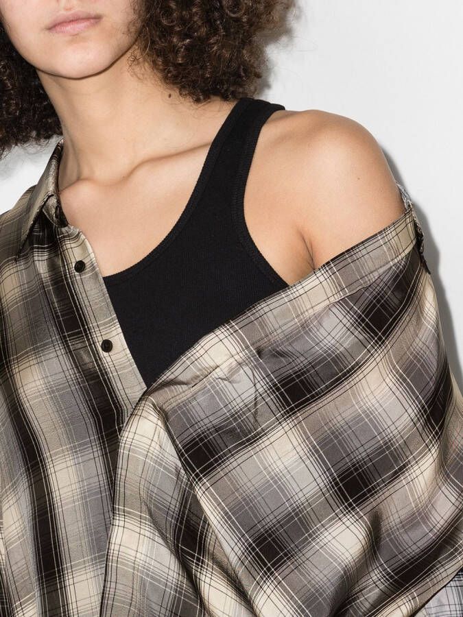 RTA Asymmetrische blouse Grijs