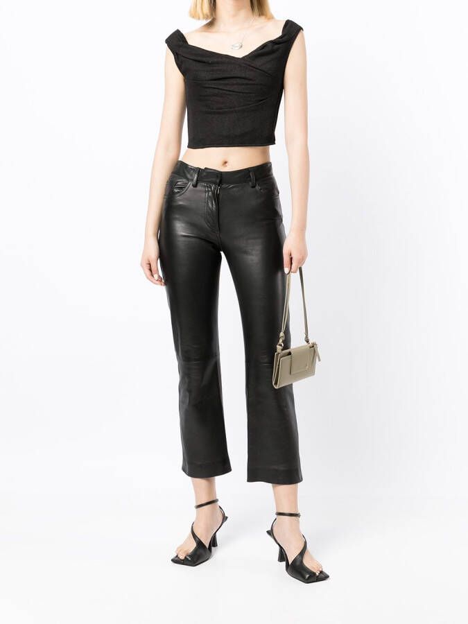 RTA Cropped top Zwart
