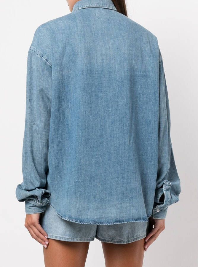 RTA Denim blouse Blauw