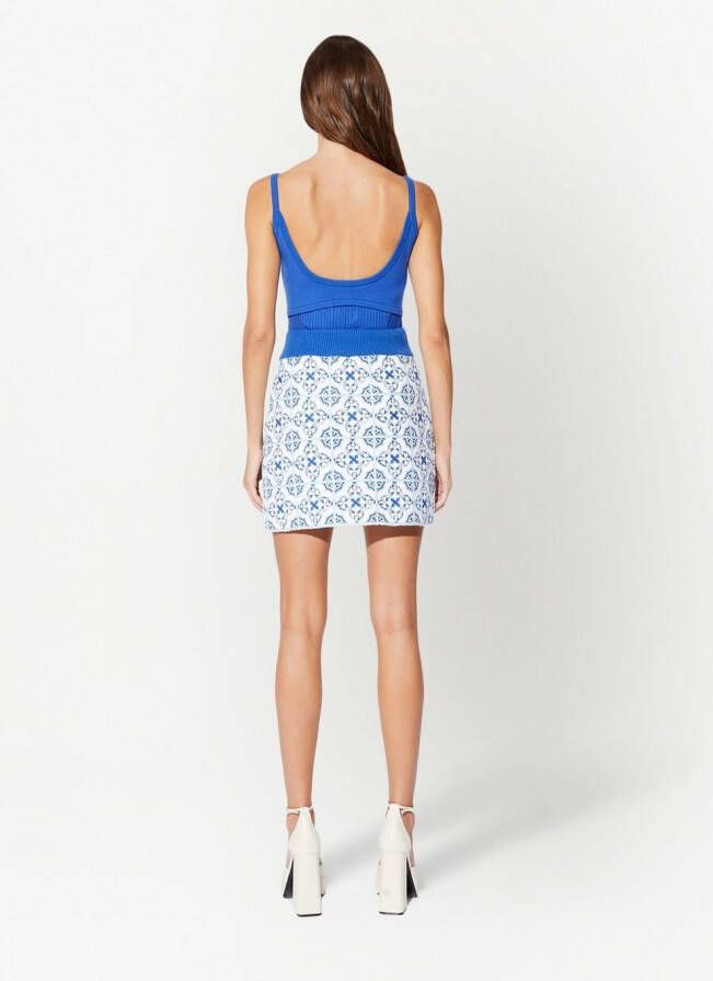RTA Getailleerde rok Blauw