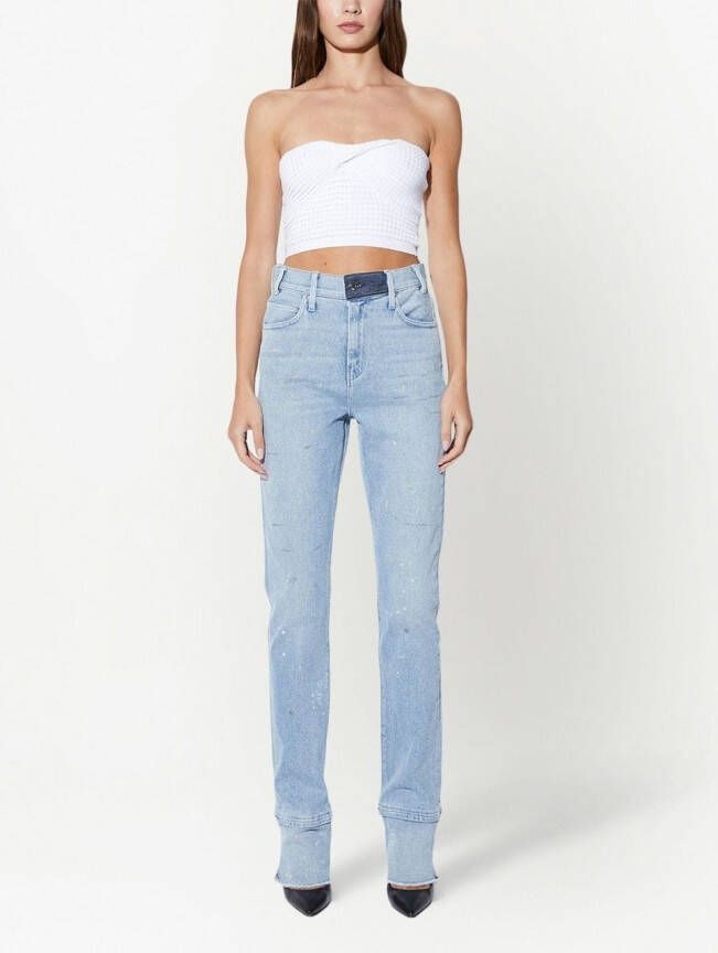 RTA Jeans met dubbele cuffs Blauw