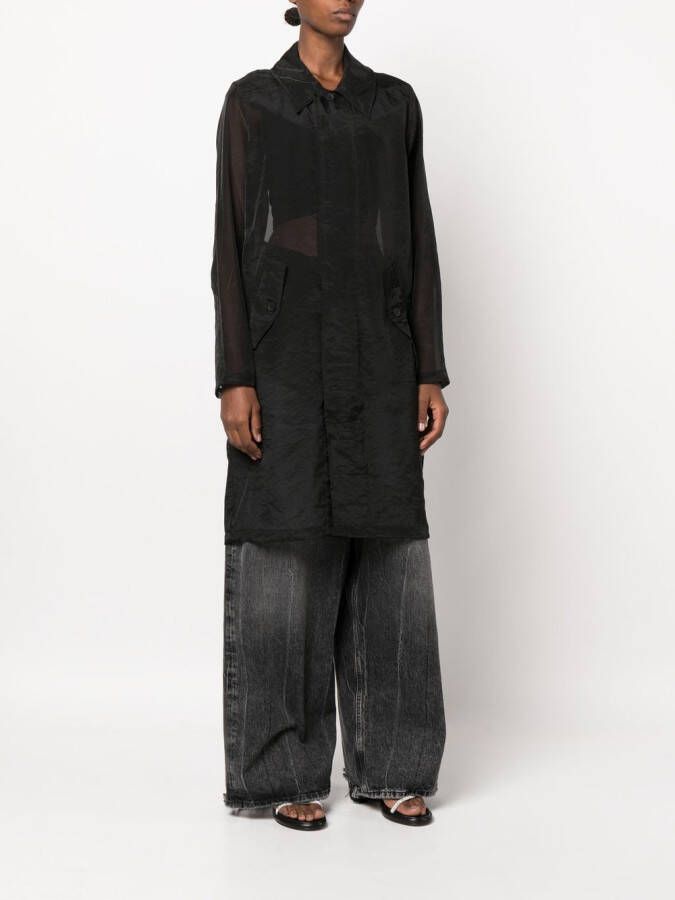 RTA Oversized shirtjack Zwart