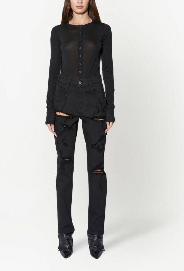 RTA Slim-fit jeans Zwart