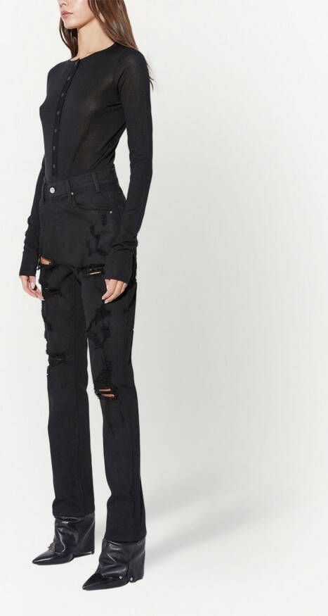 RTA Slim-fit jeans Zwart