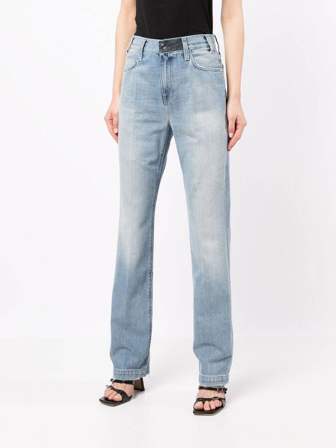 RTA Straight jeans Blauw