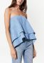 RTA Top met bandjes Blauw - Thumbnail 5