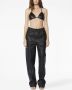 RTA Leren bralette Zwart - Thumbnail 3