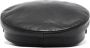 Ruslan Baginskiy Black leather baker boy cap Zwart - Thumbnail 4