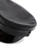 Ruslan Baginskiy Black leather baker boy cap Zwart - Thumbnail 5