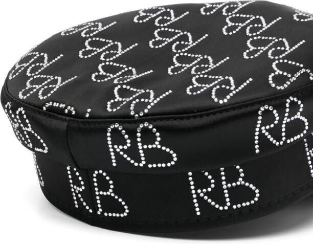 Ruslan Baginskiy Bakerboy pet met kristallen Zwart