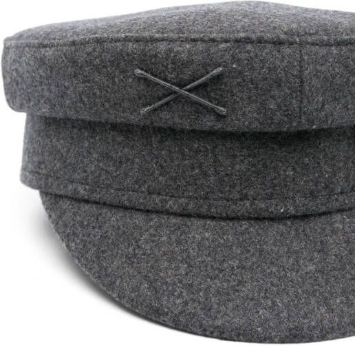 Ruslan Baginskiy Bakerboy pet met geborduurd logo Grijs