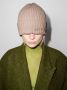 Ruslan Baginskiy Ribgebreide muts Beige - Thumbnail 2