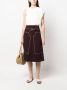 'S Max Mara T-shirt met asymmetrische mouwen Wit - Thumbnail 2