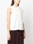 'S Max Mara T-shirt met asymmetrische mouwen Wit - Thumbnail 3