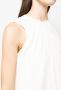 'S Max Mara T-shirt met asymmetrische mouwen Wit - Thumbnail 5