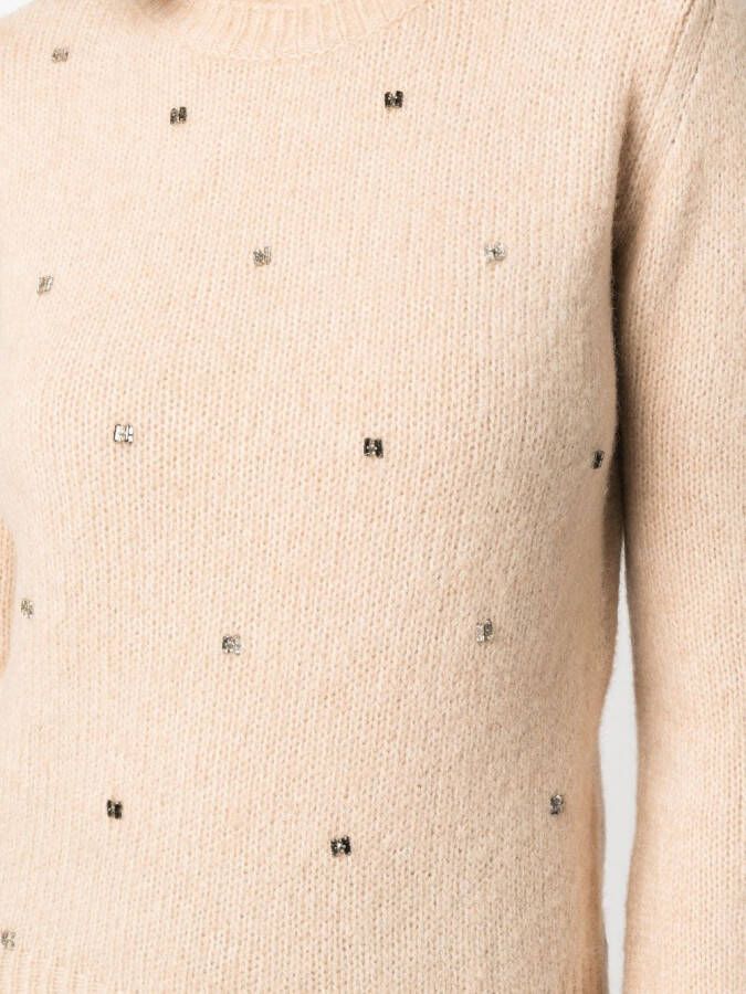 'S Max Mara Trui met ronde hals Beige