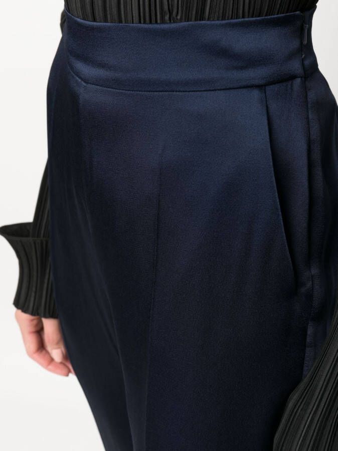 'S Max Mara High waist broek Blauw
