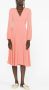 'S Max Mara Maxi-jurk met lange mouwen Oranje - Thumbnail 2