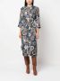 'S Max Mara Midi-jurk met print Zwart - Thumbnail 2
