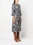 'S Max Mara Midi-jurk met print Zwart - Thumbnail 3