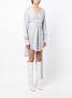 SA SU PHI Blousejurk met V-hals Blauw - Thumbnail 3