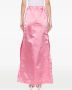 SA SU PHI Gekreukte maxi-rok Roze - Thumbnail 4
